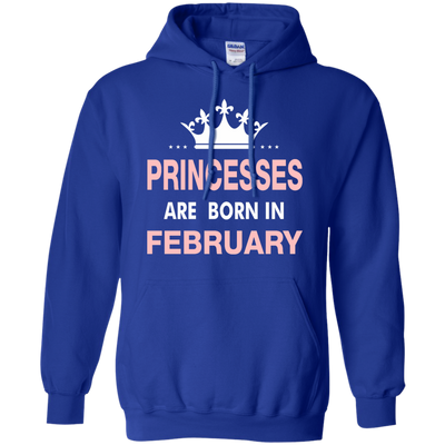 Princesses Are Born in February Shirt, Hoodie, Tank