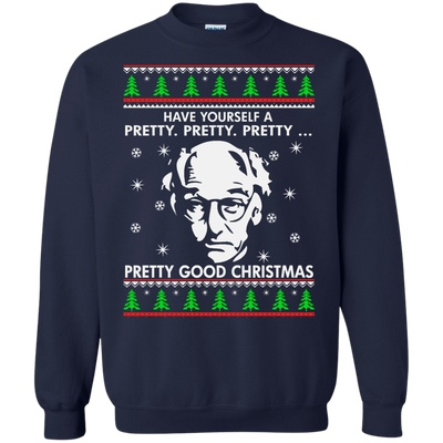 Larry David Pretty Good Christmas Sweater, Shirt, Hoodie