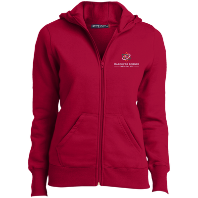 March for Science on Earth Day embroidered zip hoodies