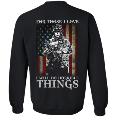 Veteran For Those I love shirt, tank top, back side