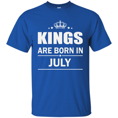Kings are born in July Shirt, Hoodie, Tank