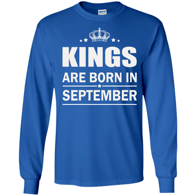 Kings are born in September Shirt, Hoodie, Tank