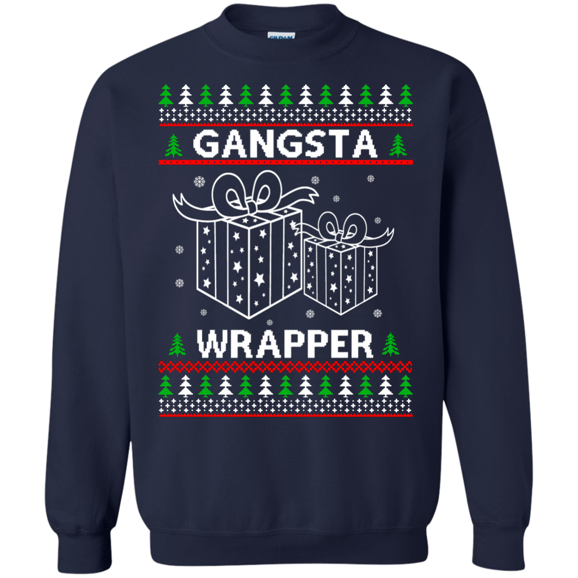 Gangsta Wrapper Ugly Christmas Sweater, Shirt, Hoodie