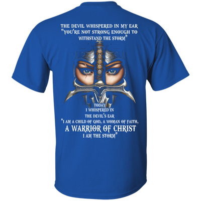 Woman Warrior: The devil whispered in my ear shirt, hoodie, tank