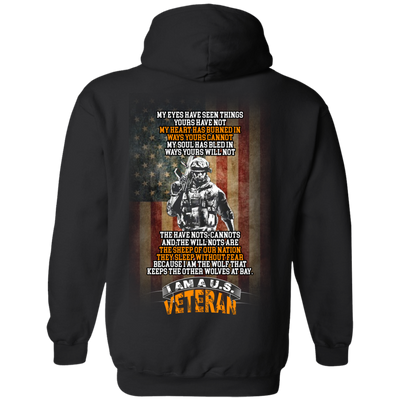Veteran: My eyes have seen things yours have not shirt, tank