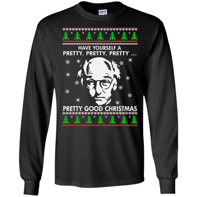 Larry David Pretty Good Christmas Sweater, Shirt, Hoodie
