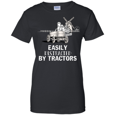 Easily distracted by tractors shirt, hoodie, tank