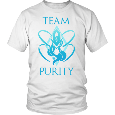 Team Purity - Mystic Tshirt Stay true to the blue! - ifrogtees