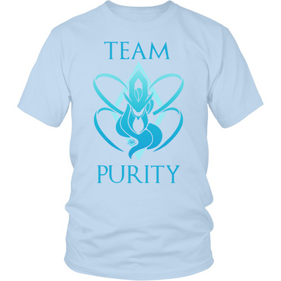 Team Purity - Mystic Tshirt Stay true to the blue! - ifrogtees