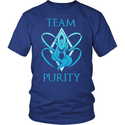 Team Purity - Mystic Tshirt Stay true to the blue! - ifrogtees