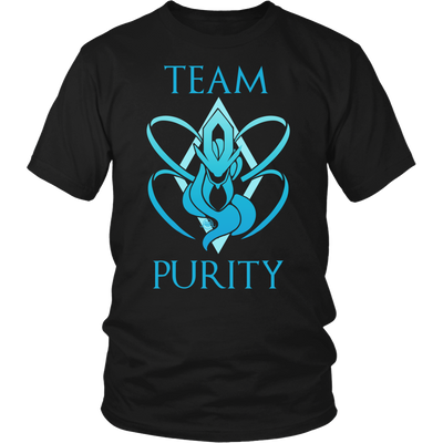 Team Purity - Mystic Tshirt Stay true to the blue! - ifrogtees