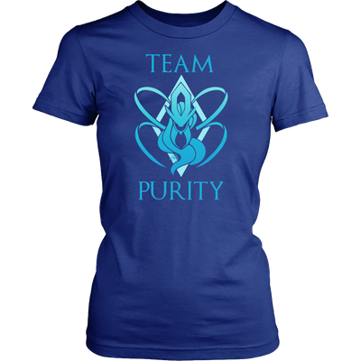 Team Purity - Mystic Tshirt Stay true to the blue! - ifrogtees
